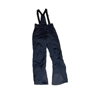 Obermeyer Women's 4 Bib Overalls Ski Insulated Black Waterproof Nylon
